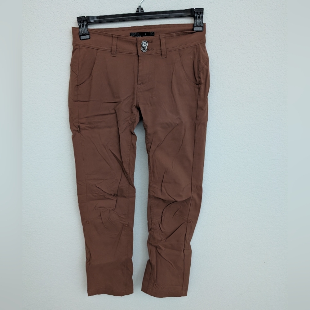 Woman's Prana Halle Straight Brown Pants